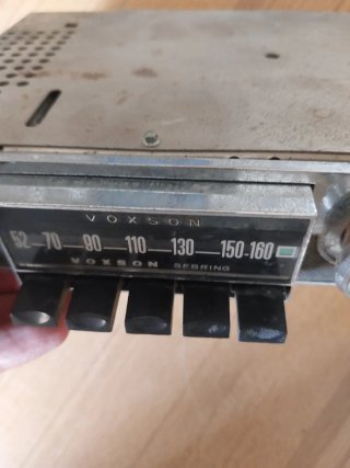 Autoradio d'epoca VOXSON SEBRING anni 60 70