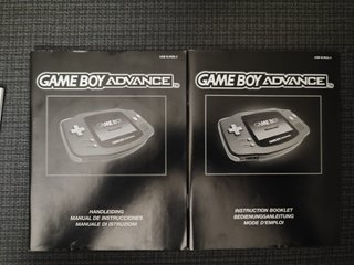 Caja Original Game Boy Advance Índigo + Manuales