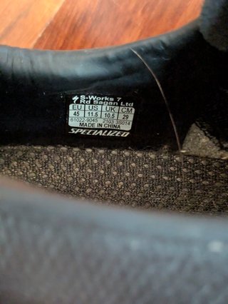 Zapatillas SPECIALIZED S-WORKS 7 SAGAN talla 45.