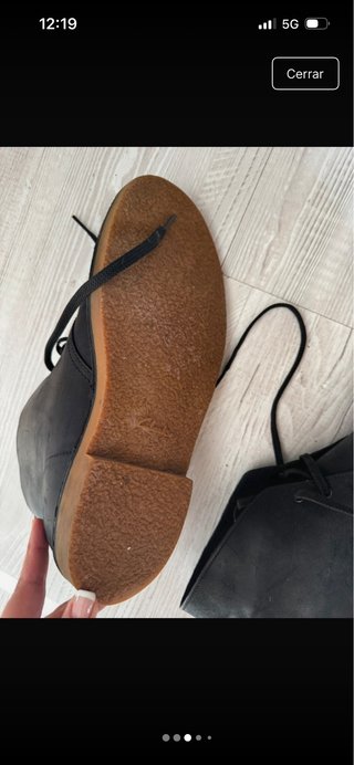 Botas Clarks Piel Negras Talla 43, solo estrenadas