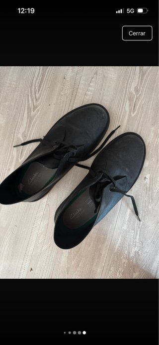 Botas Clarks Piel Negras Talla 43, solo estrenadas