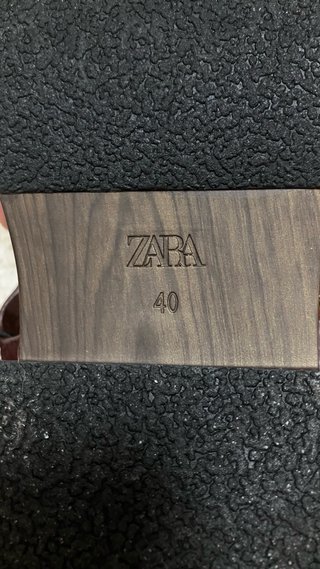 Sandalias Zara Verano granate
