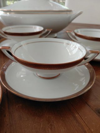 Set 6 Tazze/coppe con Piattino Bavaria