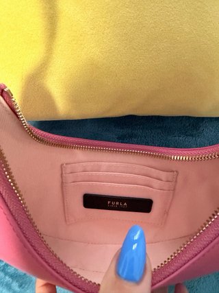 Bolso Furla Rosa, piel natural