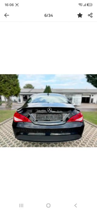 #Coche Mercedes-Benz CLA Coupé Negro año 2017