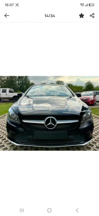 #Coche Mercedes-Benz CLA Coupé Negro año 2017