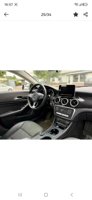 #Coche Mercedes-Benz CLA Coupé Negro año 2017