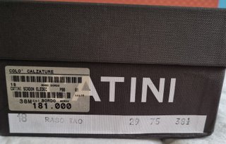 Scarpe Catini slingback raso bordeaux vintage