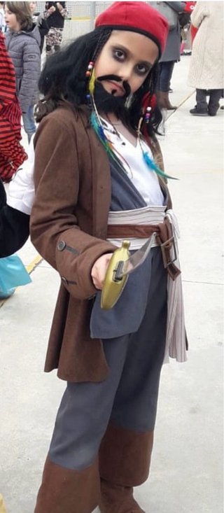 Disfraz Jack Sparrow Disney paris Talla 9-11