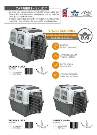 Transportín SKUDO-6 Perros y Gatos