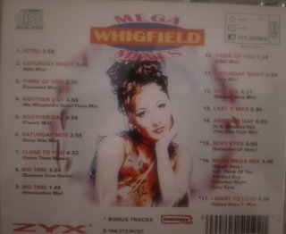 Whigfield - Mega Mixes CD