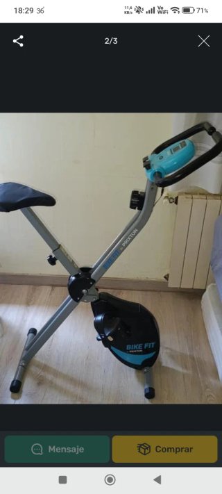 Bicicleta Estática Bike Fit Prixton