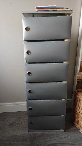 Zapatero Organizador Gris