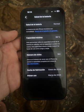 iPhone 15 Pro Max 256GB 99% Batería