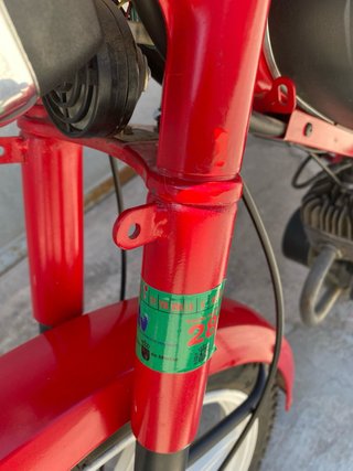 Moped Clásico Rojo