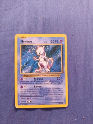 Carta Pokémon Mewtwo LV.53 130 PS