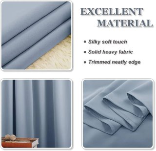 Cortina Opaca Termica Azul 245x200 RIEL solo