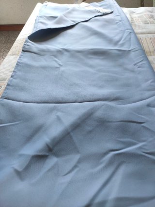 Cortina Opaca Termica Azul 245x200 RIEL solo