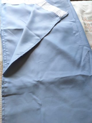 Cortina Opaca Termica Azul 245x200 RIEL solo