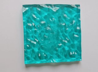 Cuadro efecto ondas marinas resina epoxi