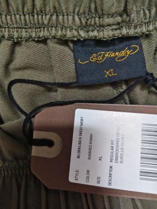 Ed Hardy Shorts Uomo Verde Oliva
