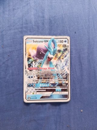 Carta Pokémon Suicune GX 180 PS