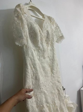 Traje de Novia Blanco Encaje Sirena