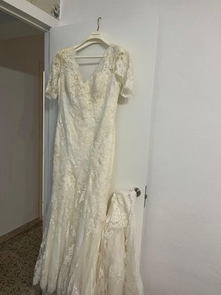 Traje de Novia Blanco Encaje Sirena