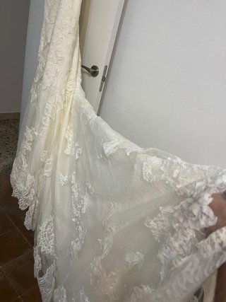 Traje de Novia Blanco Encaje Sirena