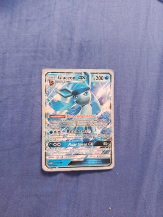 Carta Pokémon Glaceon GX Fase 1