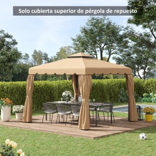 Techo cenador repuesto 3x3m beige