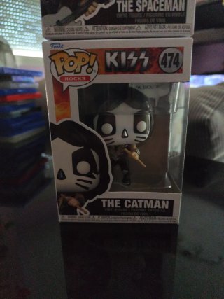 2 Funko Pop KISS: Spaceman 473 y Catman 474