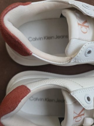 CALVIN KLEIN JEANS ORIGINAL, ZAPATILLAS PIEL MUJER