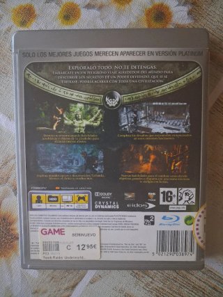 Tomb Raider Underworld PS3 Platinum PAL España