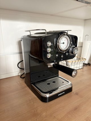 Cafetera Create Vintage Negra