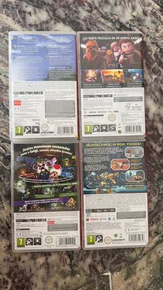 "Pack 4 Juegos Nintendo Switch"