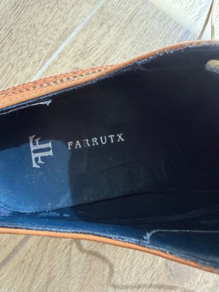 Zapatos Farrutx Marrones y Beige