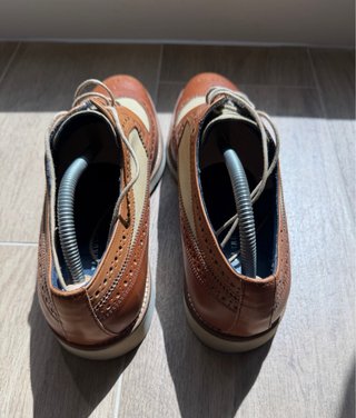 Zapatos Farrutx Marrones y Beige