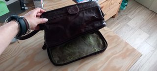 Beauty Case Pelle Gusti Leder Marrone