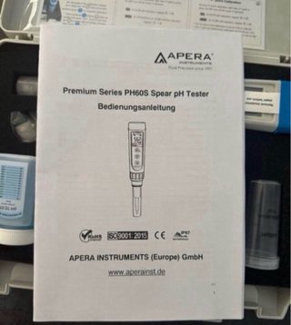 Misuratore pH Apera PH60S Nuovo