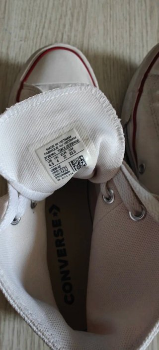 Zapatillas Converse Blancas Caña Alta T.37
