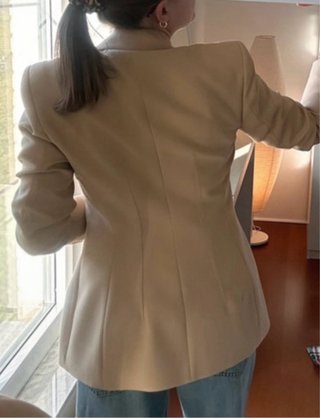 Blazer Zara Beige Talla M
