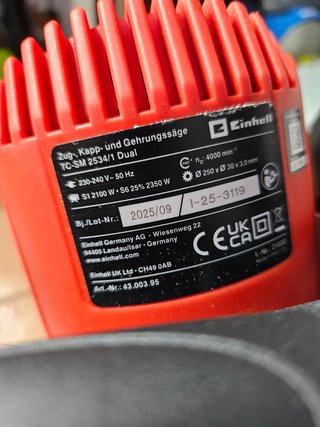 Sierra Ingletadora Einhell TC-SM 2534/1 Dual +++++
