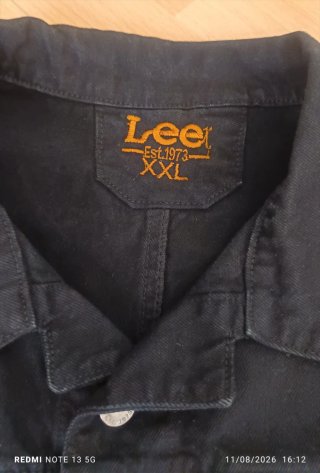 Chaqueta vaquera Lee negra talla XXL