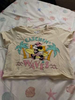 Camiseta niña Minnie Mouse Catchin' Waves