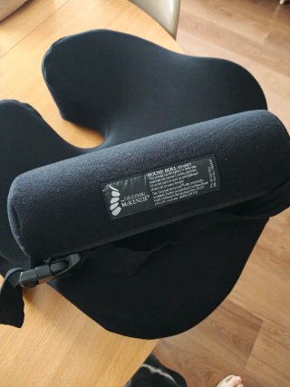 Cojín asiento ortopédico negro