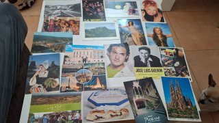 Lote Postales Variadas: Coches, Fútbol, Cine