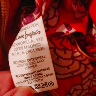 Bolso de hombro piel auténtica marrón claro