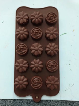 Pack 6 Moldes Silicona Chocolate Postres