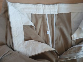 Pantalones de traje beige talla 56